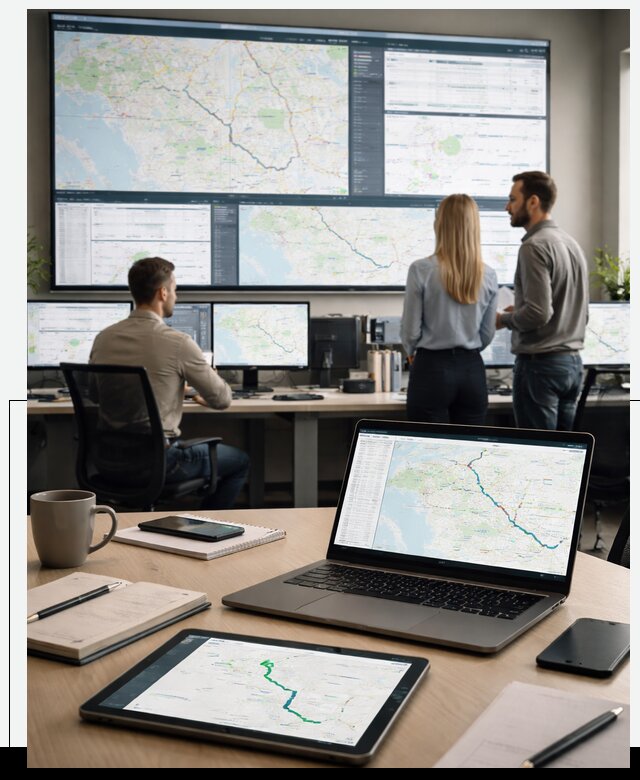 Трекинг грузов и Fleet Management, мониторинг автопарка в Новом Уренгое