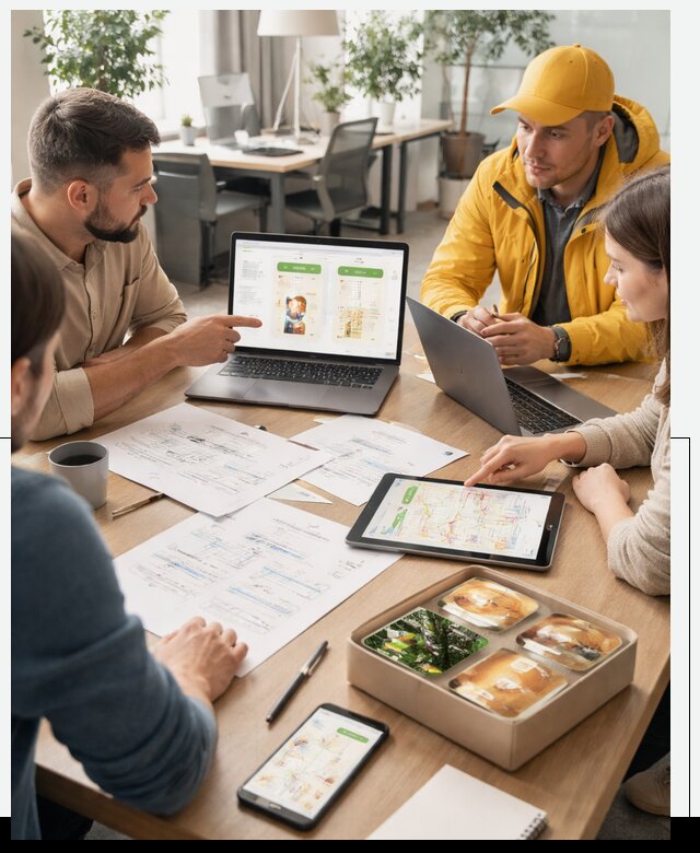 Разработка агрегатора доставки еды в Новом Уренгое от 15597 р., АвикейНвг